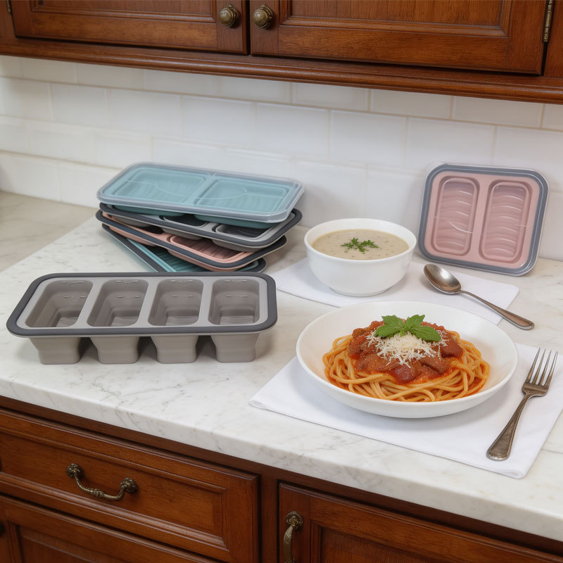 Meal Prep Freezer - Большие формы для заморозки льда -