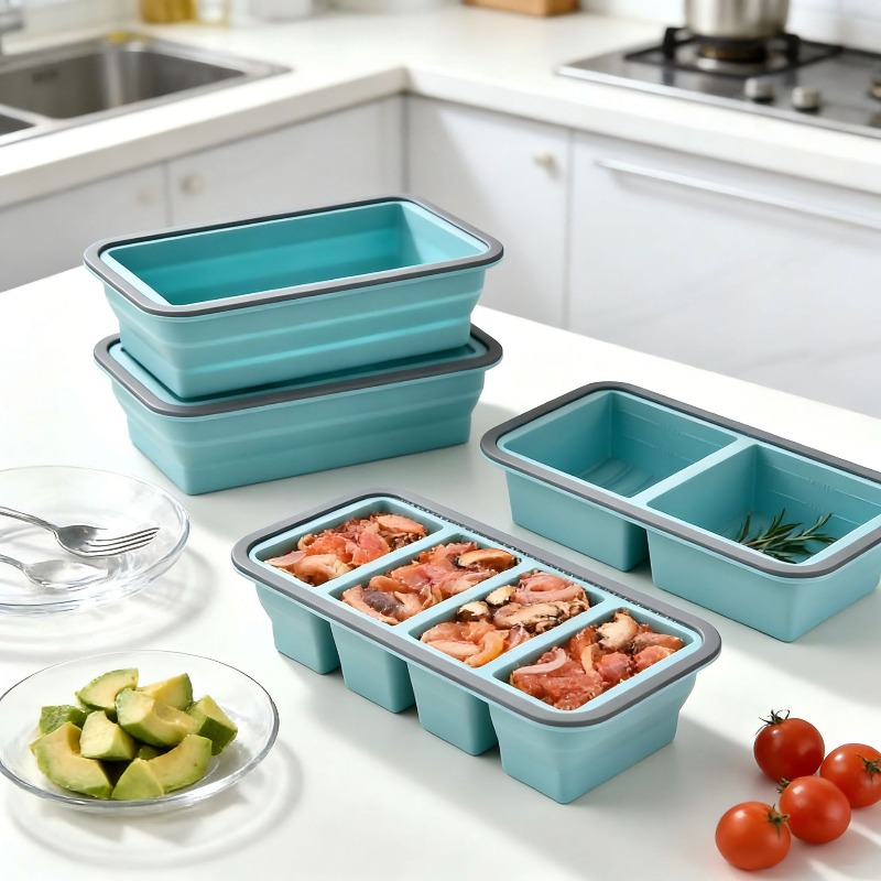 Meal Prep Freezer - Силиконовый контейнер для заморозки супа и