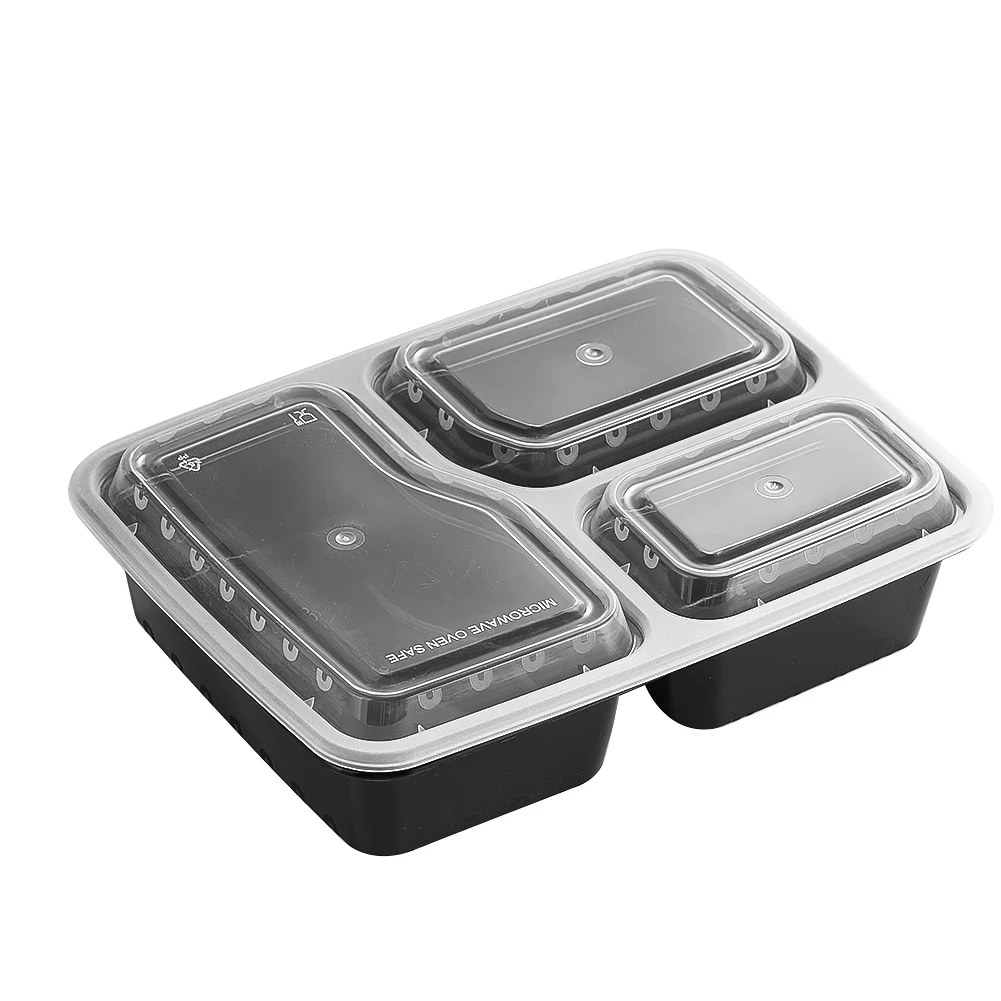 Meal Prep Freezer - 7 упаковок, 3-х отделений, контейнер для