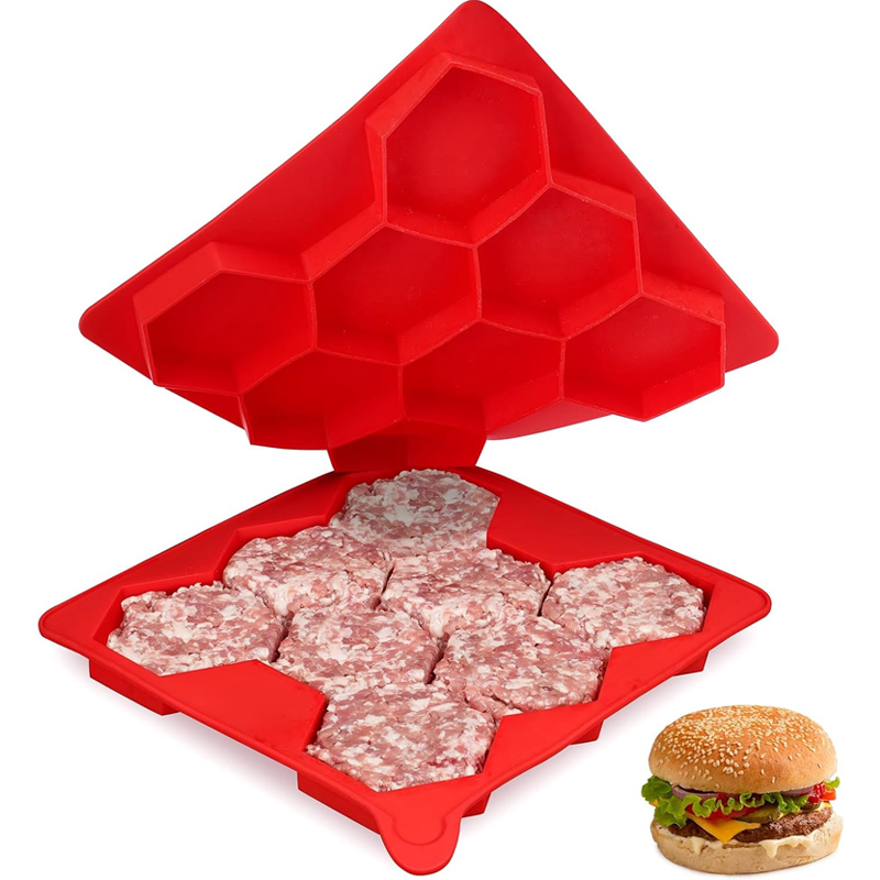 Meal Prep Freezer - Силиконовая форма для гамбургеров на 8