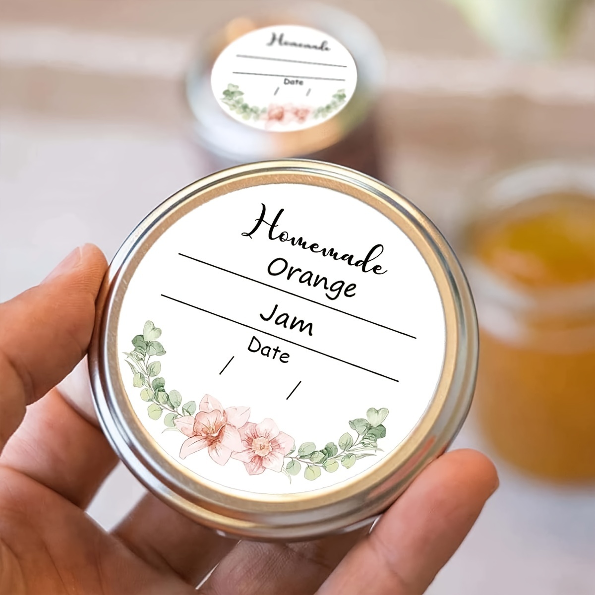 Spice Jar Labels - Акварельные цветочные этикетки для банок -