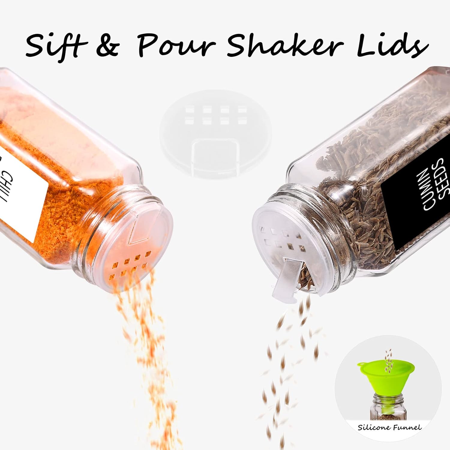 12 шт. стеклянные банки для сп – обзор и цена Spice Jar Labels
