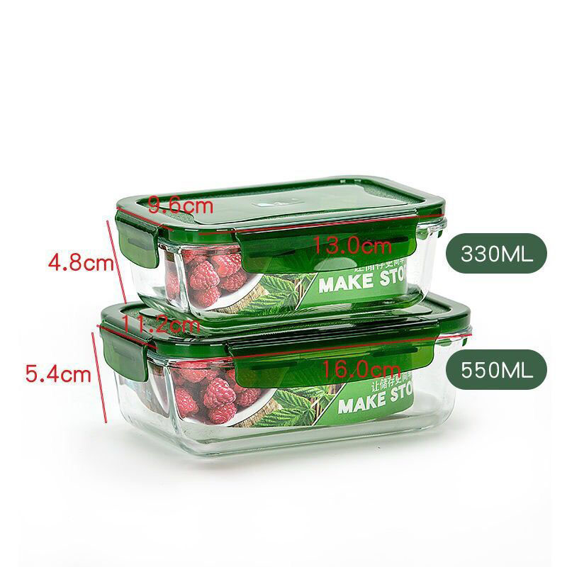 3 шт./коробка для ланча с подо – обзор и цена Meal Prep Glass Containers Oven Safe