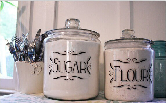 Кухонные этикетки, набор из 4  – обзор и цена Spice Jar Labels