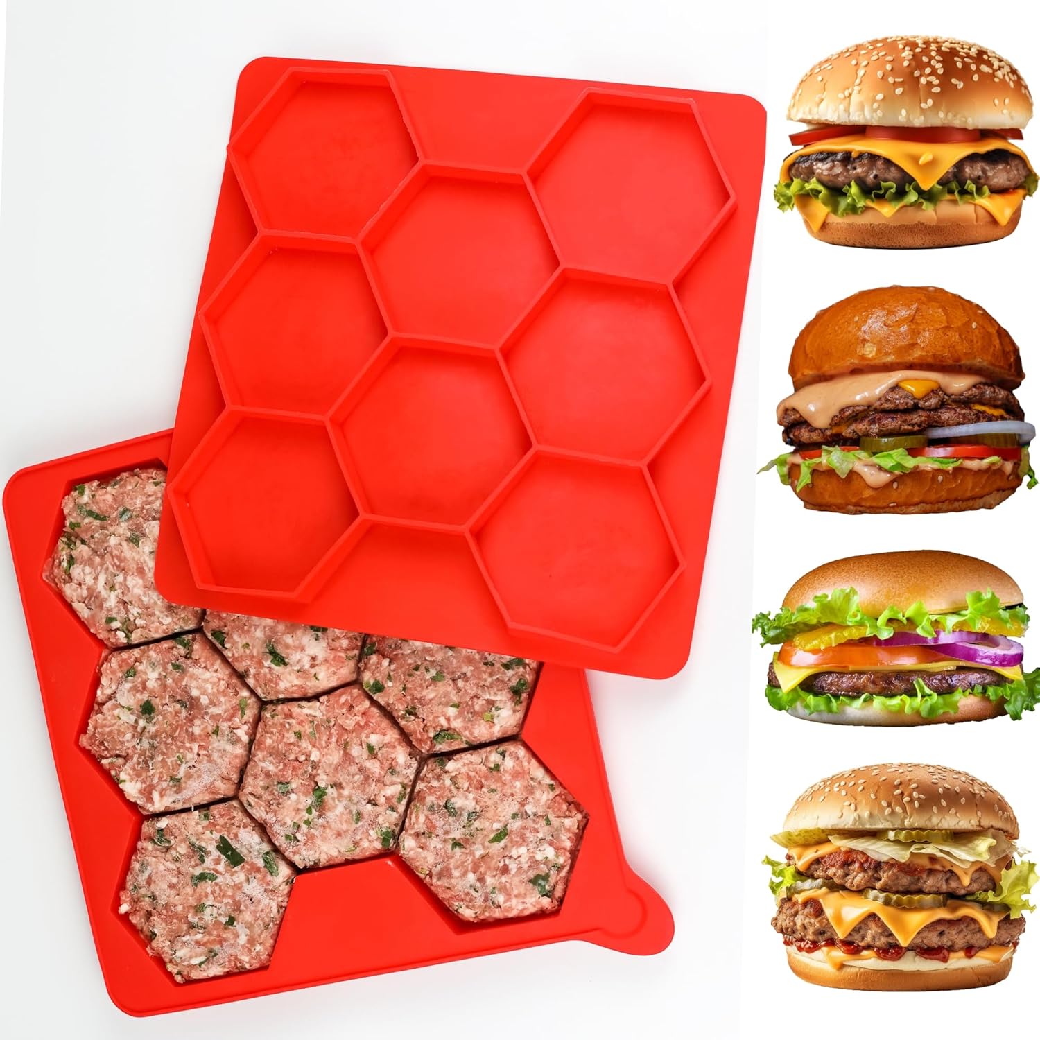 Силиконовая форма для гамбурге – обзор и цена Meal Prep Freezer
