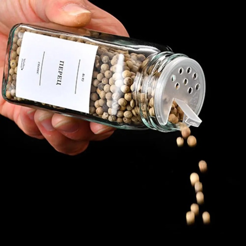 Набор квадратных баночек для с – обзор и цена Spice Jar Labels