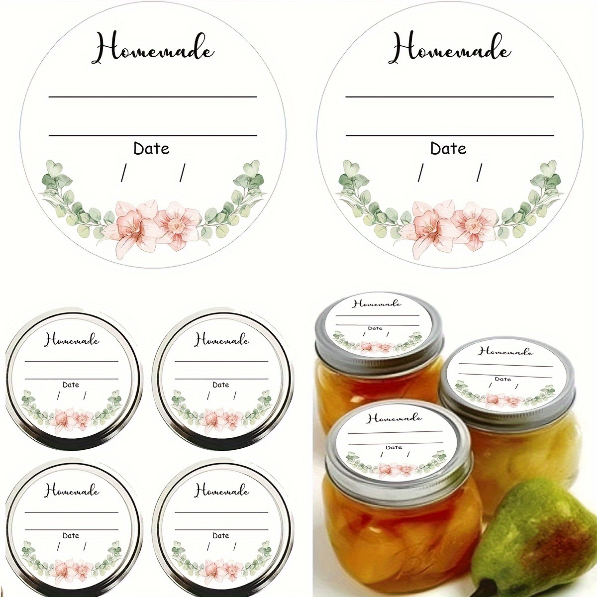 Акварельные цветочные этикетки – обзор и цена Spice Jar Labels