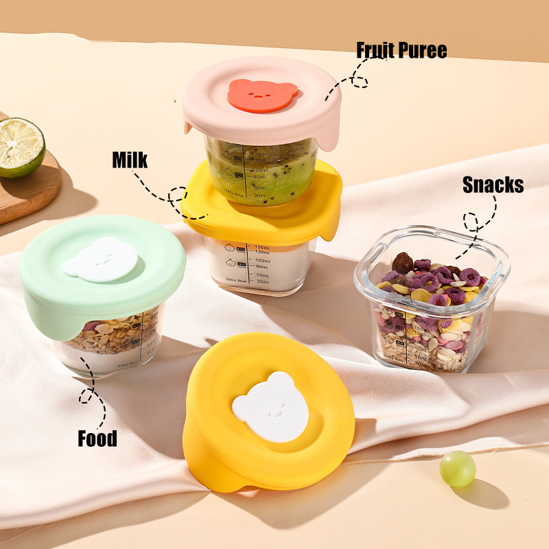 180 мл стеклянные банки для хр – обзор и цена Meal Prep Glass Containers Oven Safe