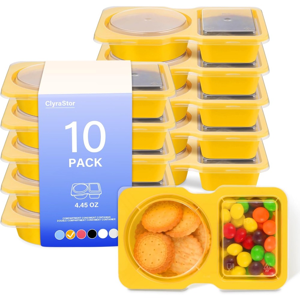 Одноразовые пластиковые контей – обзор и цена Meal Prep Yellow