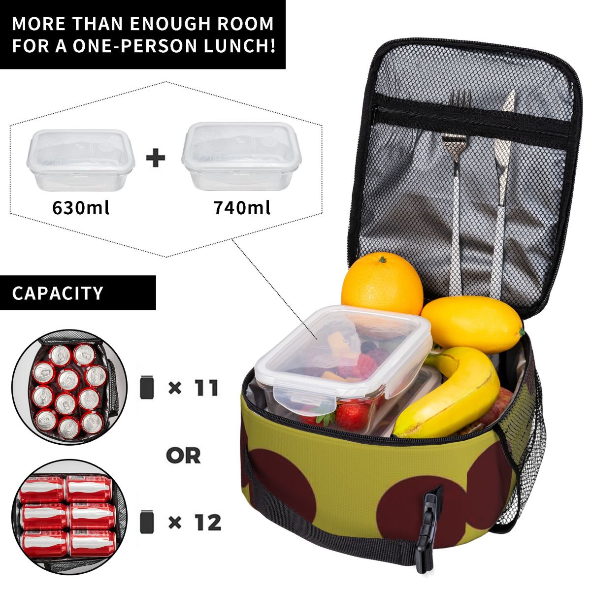 Бестселлер: большая сумка для  – обзор и цена Meal Prep Yellow