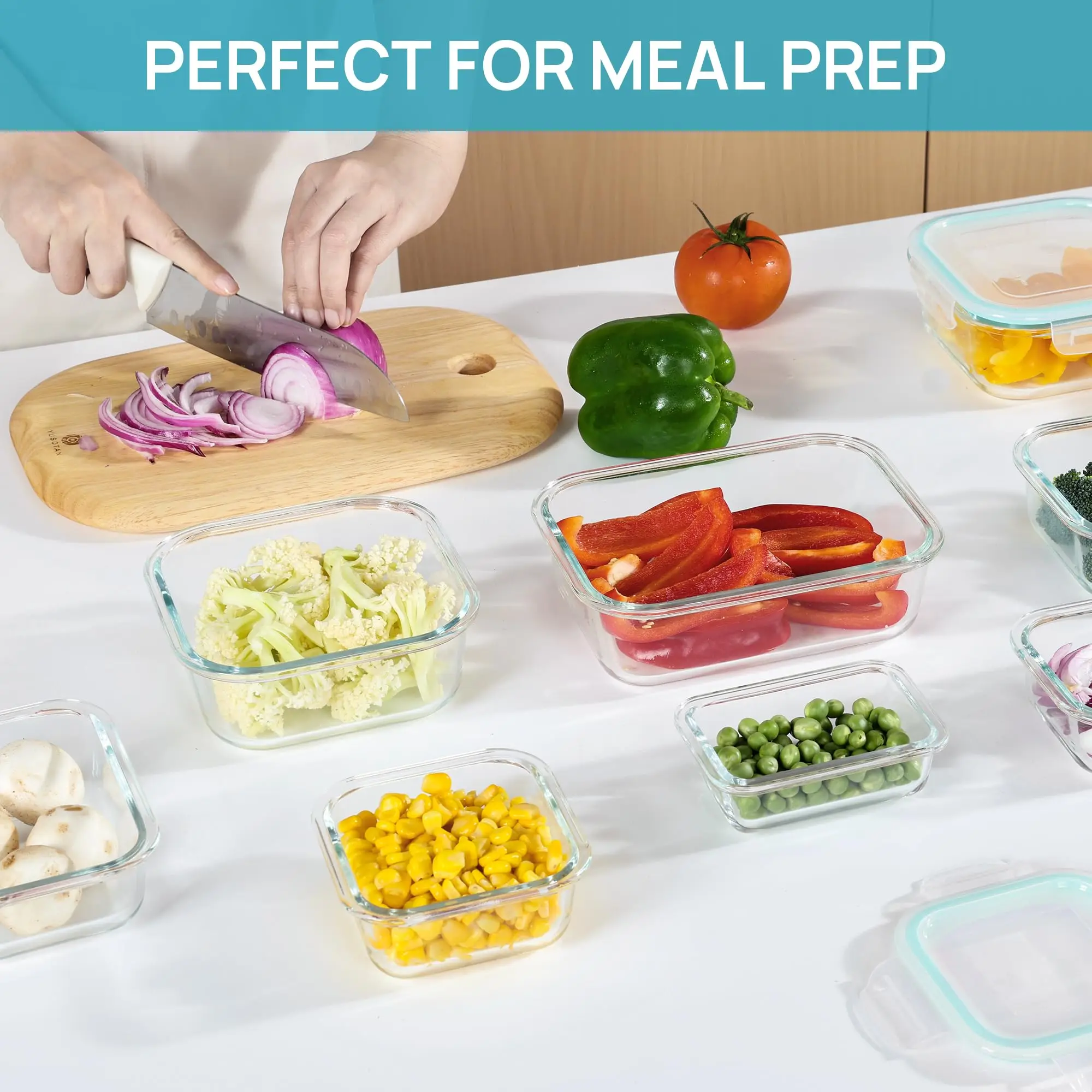 Стеклянный ланч-бокс Контейнер – обзор и цена Meal Prep Dinners