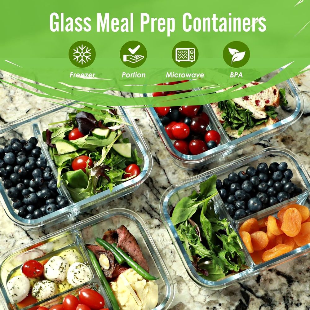 Контейнеры для приготовления е – обзор и цена Meal Prep Glass Containers Oven Safe