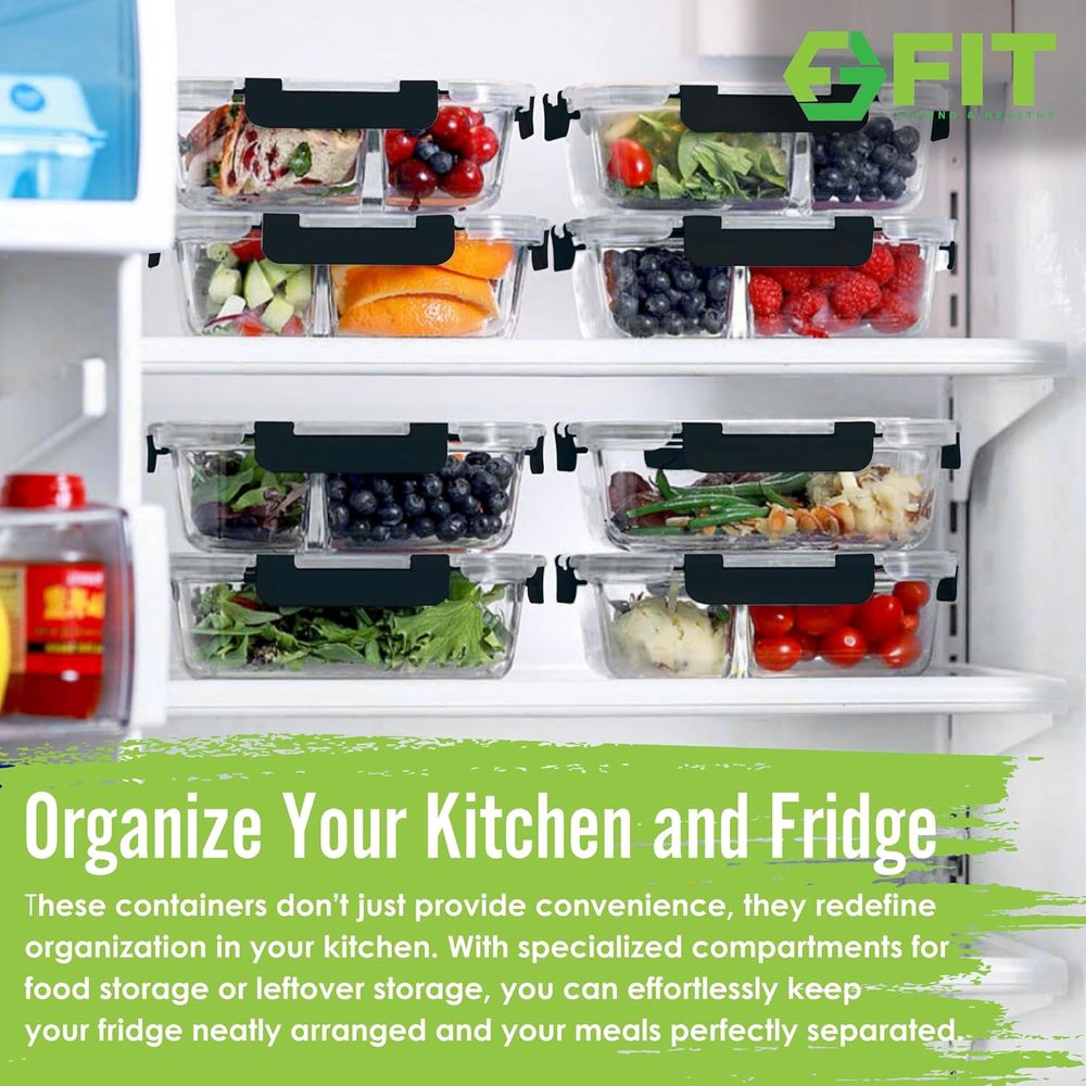Контейнеры для приготовления е – обзор и цена Meal Prep Glass Containers Oven Safe